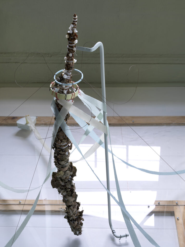 model maypoles and braids, Tim Simonds, Da